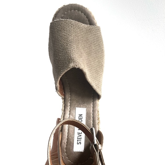 STEVE MADDEN / espadrille wedge sandal nwt - Picture 3 of 6
